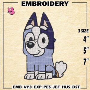 Socks Bluey Embroidery Machine Design, Bingo Embroidery Design, Socks Heeler Design, Instant Download Design