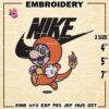 Nike Mario add Charmander Embroidery Machine Design, Mario Bros Embroidery Design, Anime Design, Instant Download Design