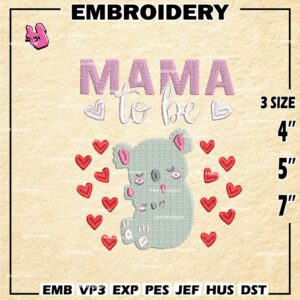 Mama To Be Embroidery Designs, Mama Machine Embroidery Design, Mother's Day Embroidery Design,Embroidery Machin