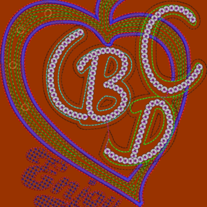 Sequins 5 mm Embroidery Designs,1 Designs & 4 Size, Machine Embroidery Designs, Files Instant Download