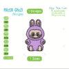 LA bobo Embroidery Designs,1 Designs & 1 Size, Machine Embroidery Designs, Files Instant Download