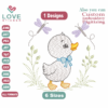 Patinho Embroidery Designs,Machine Embroidery Designs, Files Instant Download