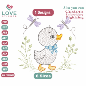 Patinho Embroidery Designs,Machine Embroidery Designs, Files Instant Download