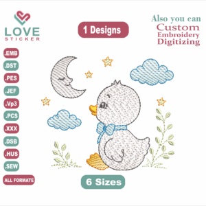 Patinho Embroidery Designs,Machine Embroidery Designs, Files Instant Download